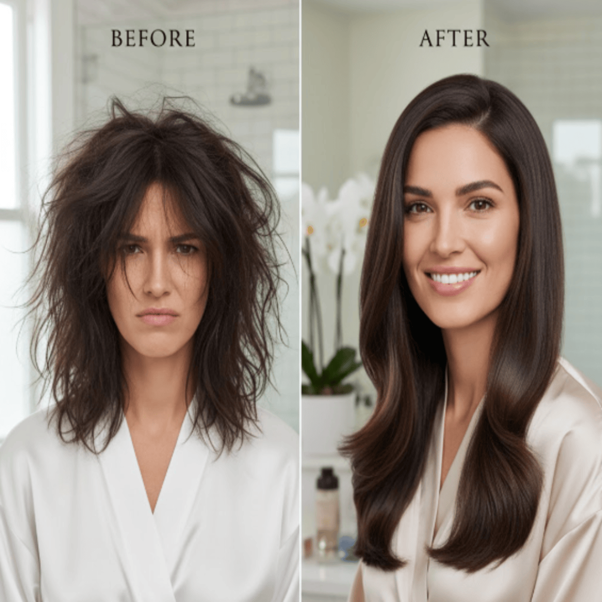 how to get rid of frizzy hair