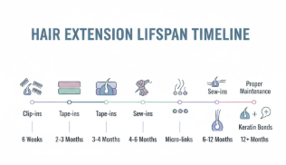 The Lifespan of Hair Extensions by Type: A Detailed Breakdown