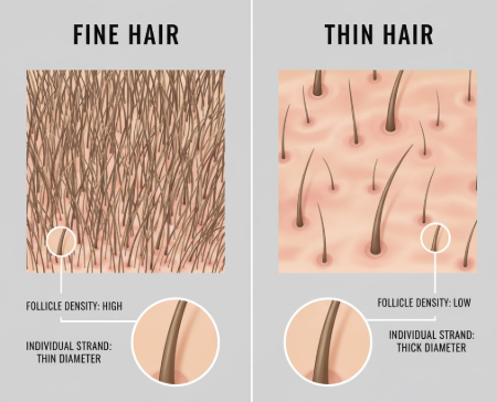 First, Is Your Hair Fine or Thin? Understanding the Crucial Difference