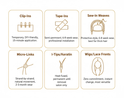 Achieving 20 Inch Hair Through Extensions and Weaves