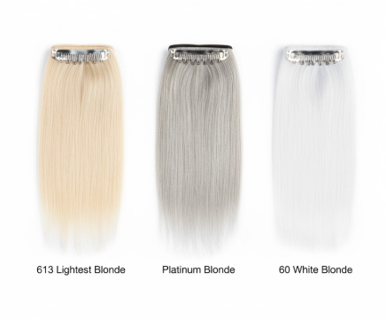613 Hair vs. Platinum Blonde vs. 60 Blonde: Understanding the Shades