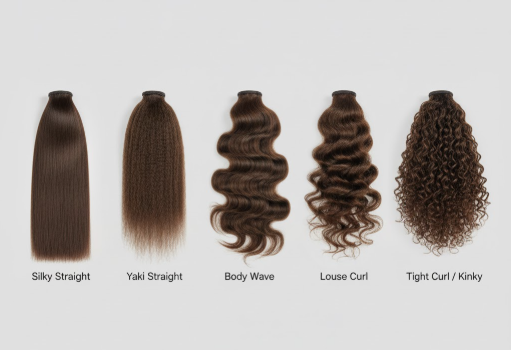 Matching Extensions to Straight, Wavy, or Curly Hair