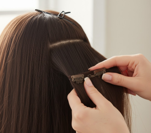 Clip-In Extensions: For Maximum Flexibility and DIY Application