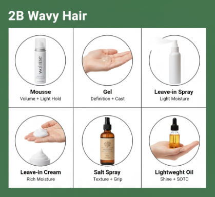 Best Products for 2B Hair