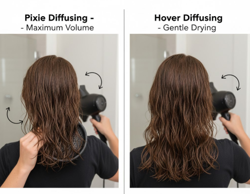 Pixie Diffusing vs. Hover Diffusing for 2B Patterns