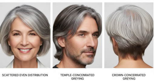 Why Some Hair Turns Salt and Pepper vs Solid White