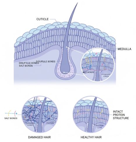The Science Behind Hair Structure and Keratin