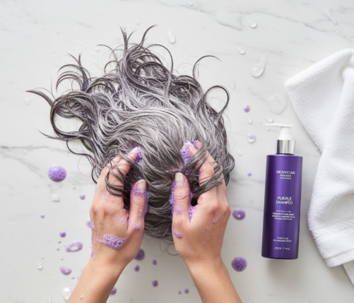 Combating the Yellowing Effect of slat and pepper hair