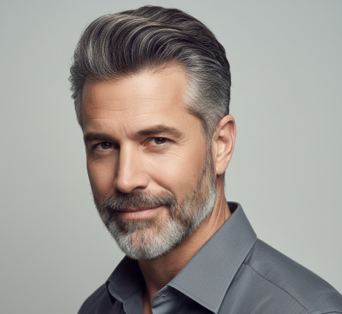 Styling Tips for Men with salt and pepper hair