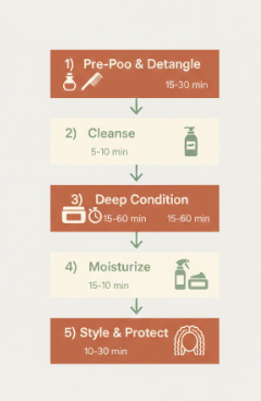 The Ideal Wash Day Routine for 4A Hair