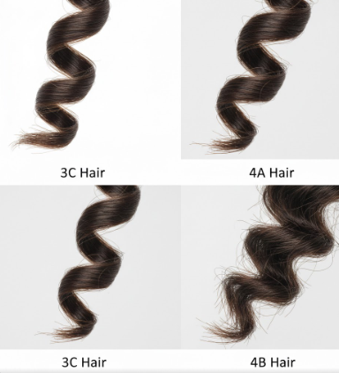 The Difference Between 4A, 3C, and 4B Hair