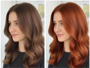 Identifying Your Current Hair Colour and Condition to aply red hair dye
